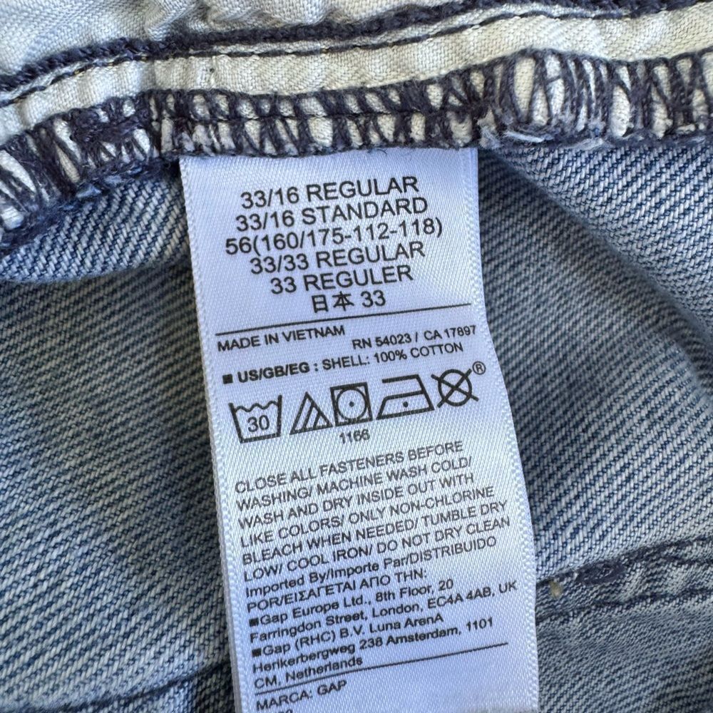 GAP Women's Low Stride Denim Jean Shorts Size 33 | 16 - Picture 9 of 9